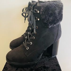 Brand New Black Guess Boots Size 11.